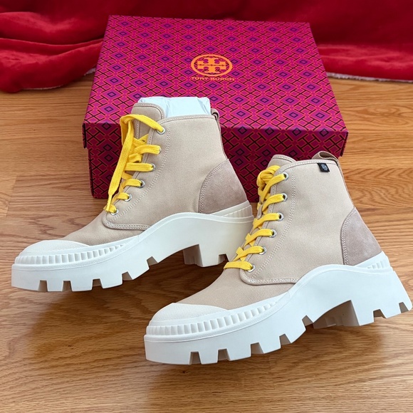 Tory Burch NIB Camp Sneaker Boot (8) - Picture 6 of 16
